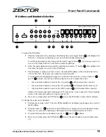 Preview for 15 page of Zektor CLARITY ELITE 8X8 User Manual