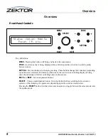 Предварительный просмотр 8 страницы Zektor HD1600-V2 User Manual