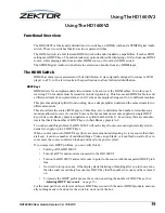 Preview for 19 page of Zektor HD1600-V2 User Manual