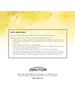 Preview for 7 page of Zektor Z88 Installation Manual