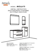 Preview for 1 page of Zelberg AVOLA-75 Install Instruction