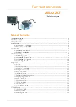 Предварительный просмотр 21 страницы ZELIA ZLT Series Technical Instructions