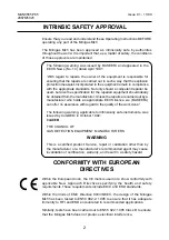 Preview for 2 page of Zellweger MINIGAS MK5 Operating Instructions Manual