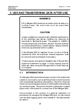 Preview for 45 page of Zellweger MINIGAS MK5 Operating Instructions Manual