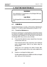 Preview for 53 page of Zellweger MINIGAS MK5 Operating Instructions Manual