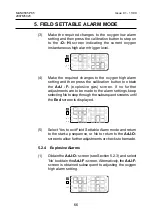 Preview for 66 page of Zellweger MINIGAS MK5 Operating Instructions Manual