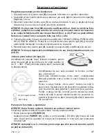 Предварительный просмотр 37 страницы Zelmer 23Z052 User Manual