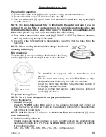 Предварительный просмотр 69 страницы Zelmer 23Z052 User Manual