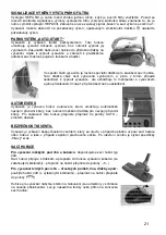 Preview for 21 page of Zelmer 5000 Instructions For Use Manual