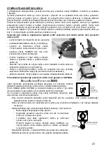 Предварительный просмотр 23 страницы Zelmer 5000 Instructions For Use Manual