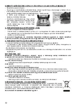 Предварительный просмотр 32 страницы Zelmer 5000 Instructions For Use Manual