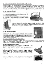 Preview for 51 page of Zelmer 5000 Instructions For Use Manual