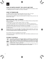 Предварительный просмотр 12 страницы Zelmer 60205243P User Manual