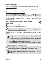 Preview for 103 page of Zelmer HC1001 User Manual