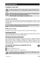 Preview for 107 page of Zelmer HC1002 User Manual