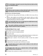 Preview for 14 page of Zelmer HS1500 User Manual