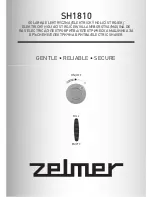 Предварительный просмотр 1 страницы Zelmer SH1810 User Manual