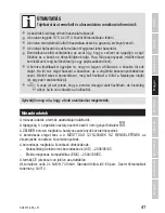 Preview for 41 page of Zelmer SH2010 User Manual