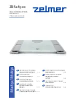 Zelmer ZBS28500 User Manual preview