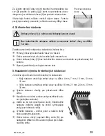 Preview for 25 page of Zelmer ZHC08350 User Manual