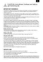 Preview for 7 page of Zelmer ZIR1700 User Manual