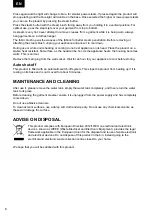 Preview for 8 page of Zelmer ZIR1700 User Manual