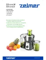 Preview for 2 page of Zelmer ZJE1205G User Manual