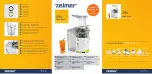 Предварительный просмотр 1 страницы Zelmer ZJE1700BRU User Manual