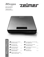 Zelmer ZKS15500 User Manual предпросмотр