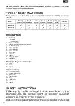 Предварительный просмотр 12 страницы Zelmer ZMM9801B User Manual