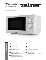Preview for 1 page of Zelmer ZMW1102W User Manual