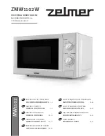 Предварительный просмотр 1 страницы Zelmer ZMW1102W User Manual