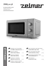 Предварительный просмотр 1 страницы Zelmer ZMW3003X User Manual