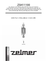 Zelmer ZSH11100 User Manual preview