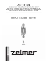 Предварительный просмотр 1 страницы Zelmer ZSH11100 User Manual