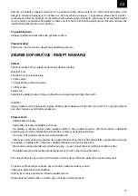 Предварительный просмотр 17 страницы Zelmer ZSM0002 User Manual