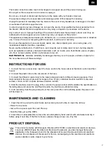 Preview for 7 page of Zelmer ZVC313P User Manual