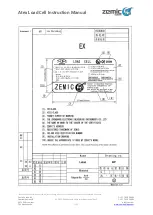 Preview for 7 page of Zemic Atex Instruction Manual