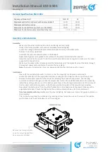 Preview for 2 page of Zemic BM-8-904 Installation Manual