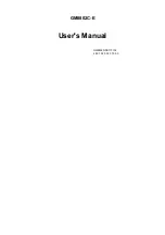 Preview for 1 page of Zemic GM8802C-E User Manual