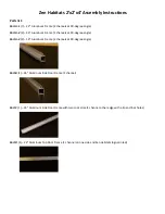 Preview for 1 page of Zen Habitats 2'x2'x4' PVC Panel Reptile Enclosure Assembly Instructions Manual