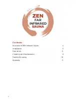 Preview for 2 page of Zen Sauna MS-SA-Z2P-AU Instruction Manual