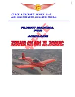 Предварительный просмотр 1 страницы Zenair CH 601 XL ZODIAC 2002 Flight Manual