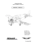 Zenair CH2000 Service Manual preview