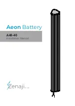 Preview for 1 page of Zenaji Aeon A48-40 Installation Manual