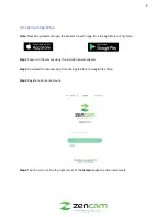 Предварительный просмотр 9 страницы Zencam E1B User Manual