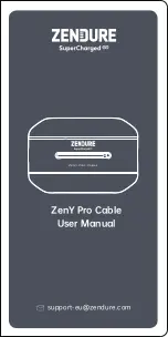Zendure ZenY Pro Cable User Manual preview