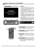 Предварительный просмотр 16 страницы ZENEC ZE-100DVD Operation Manual