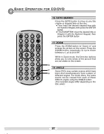 Предварительный просмотр 21 страницы ZENEC ZE-100DVD Operation Manual