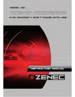 ZENEC ZE-DVB2000 Instruction Manual preview